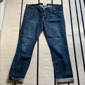Current Elliott boyfriend jeans dark blue sz 31